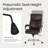 Chrome Office Chair – Smooth Recline & Rocking, Effortless Assembly-1266021283