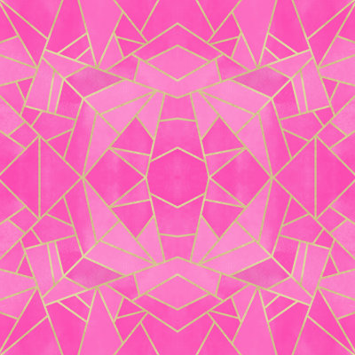 Rose mosaïque soleil