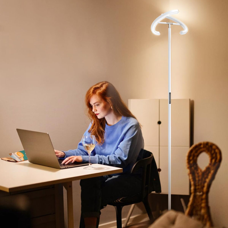Lampe sur pied à DEL 20W, Blanc