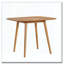 Table de salle à manger carrée en bois-489151507