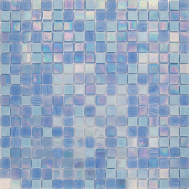 Mingles 0.6 in. x 0.6 in. Grid Glazed Tile