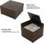 Ensemble de mobilier d'extérieur 8 pièces, ensembles de conversation en rotin avec coussins, table basse et boîte de rangement, ensemble modulaire d'extérieur pour terrasse