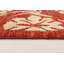 Tapis en laine beige/rouge 3 pi 11 po x 5 pi 8 po à la main one-of-kind-noué la 2010 Allahna