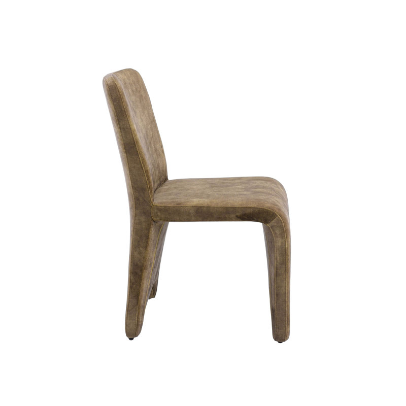 Ensemble de 2 chaises de salle à manger Cid Lou, Brun