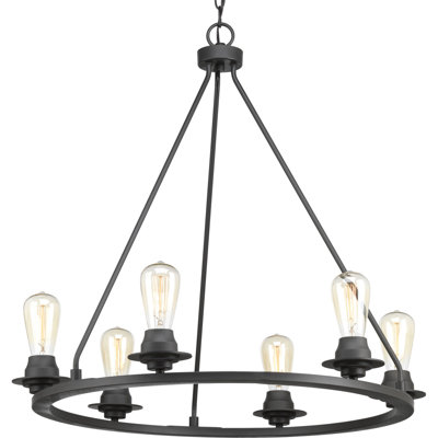 Miesha 6 - Light Farmhouse Chandelier