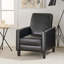 Fauteuil inclinable manuel en lin-1555542130