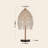 19" Elegant Crystal Table Lamp – Vintage Waterfall Design With Teardrop Grape Crystal Bead String Shades And Marble Textured Base For Living Room, Bedroom, Or Office (bulb Not Included) 
