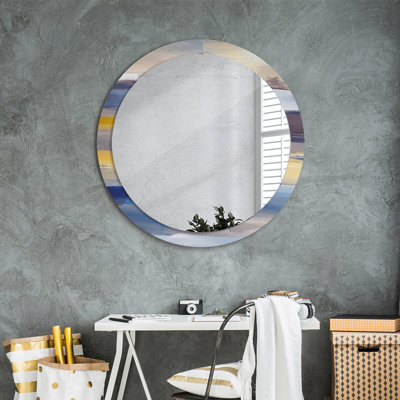 Huldar Glass Flat Wall Mirror