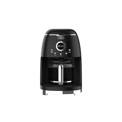 Cafetière numérique Salton NuRetro, 12 tasses, noir minuit, modèle FC2162BK