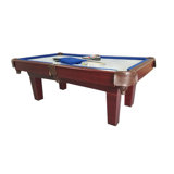 Table de billard et de billard bleue 8 pi x 4 pi en ardoise