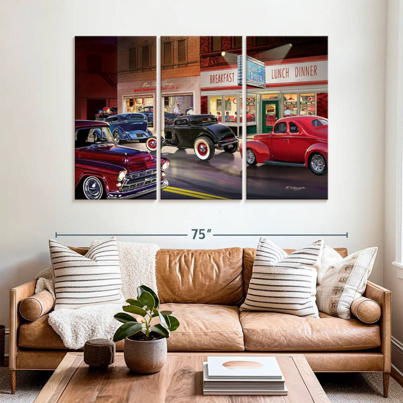 Phil's Diner, 42" H x 65" W