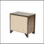 Table de chevet en bois avec 2 tiroirs