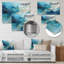 Décoration murale en métal «Oceanic Collage I» - Collages abstraits-1701740920
