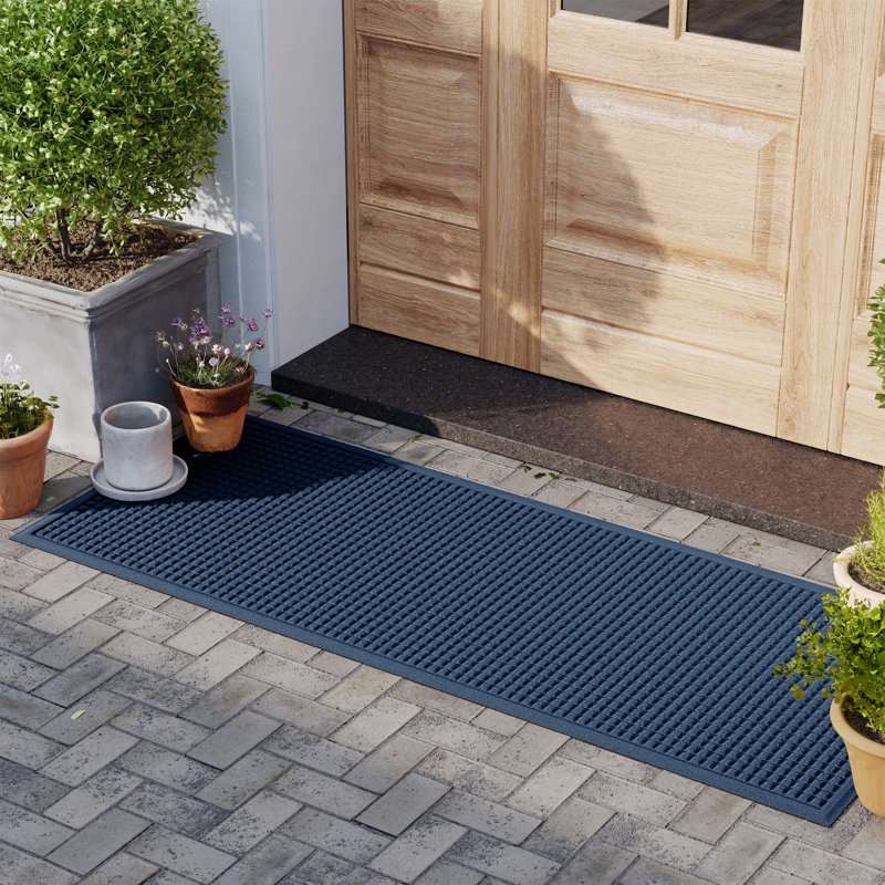 Paillasson WaterHog, Rectangle 1 pi 10 po x 5 pi, Bleu marine