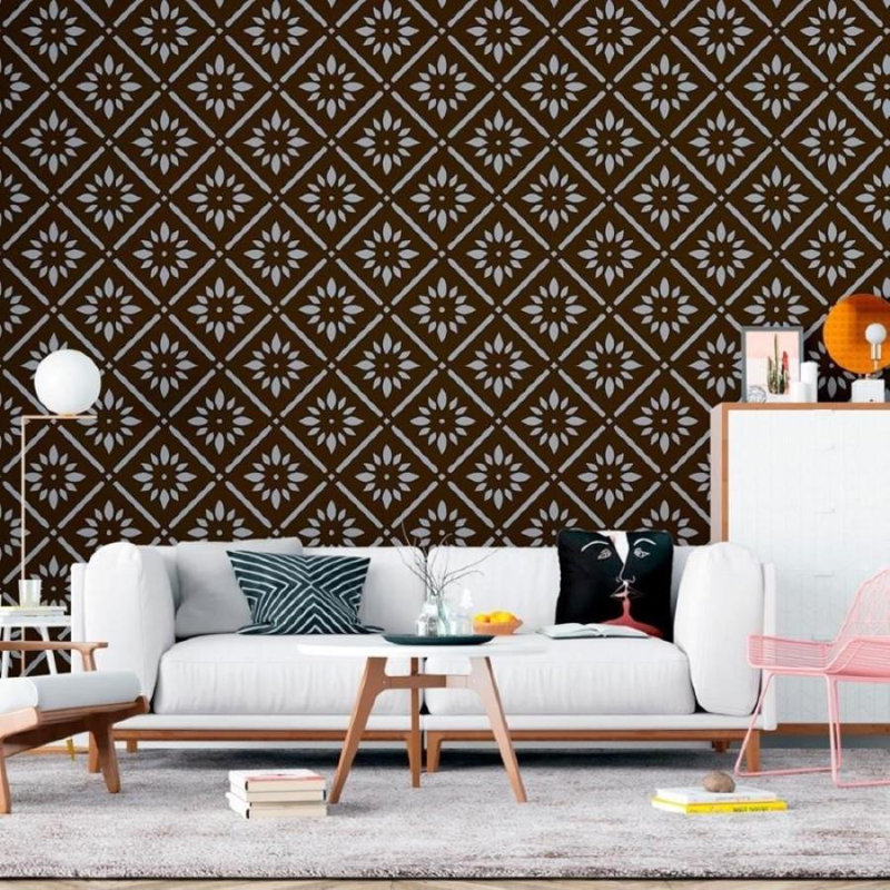 Rouleau de papier peint adhésif doux L 126 po x l 24 po