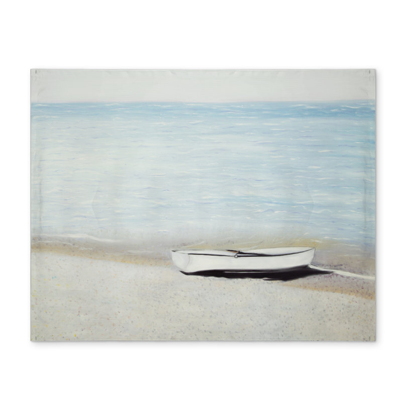 Along the Sea Boat Bathroom Coastal Polyester Placemat Decor