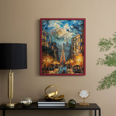 LANDSCAPES Series CCCLIV Framed Print - Solid Wood
