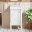 Petit meuble-lavabo de luxe 18 po
