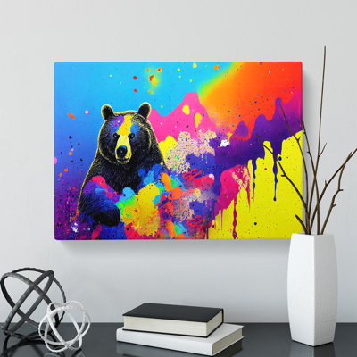 Bear Splash Vol.6 Abstract - Wrapped Canvas