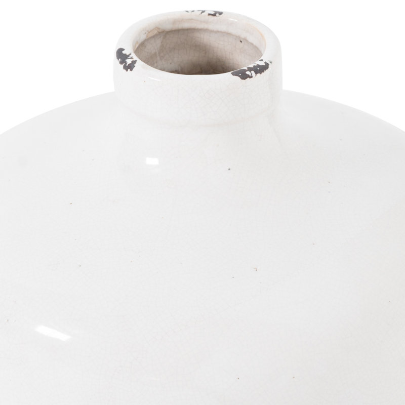 Guo Ceramic Table Vase, White