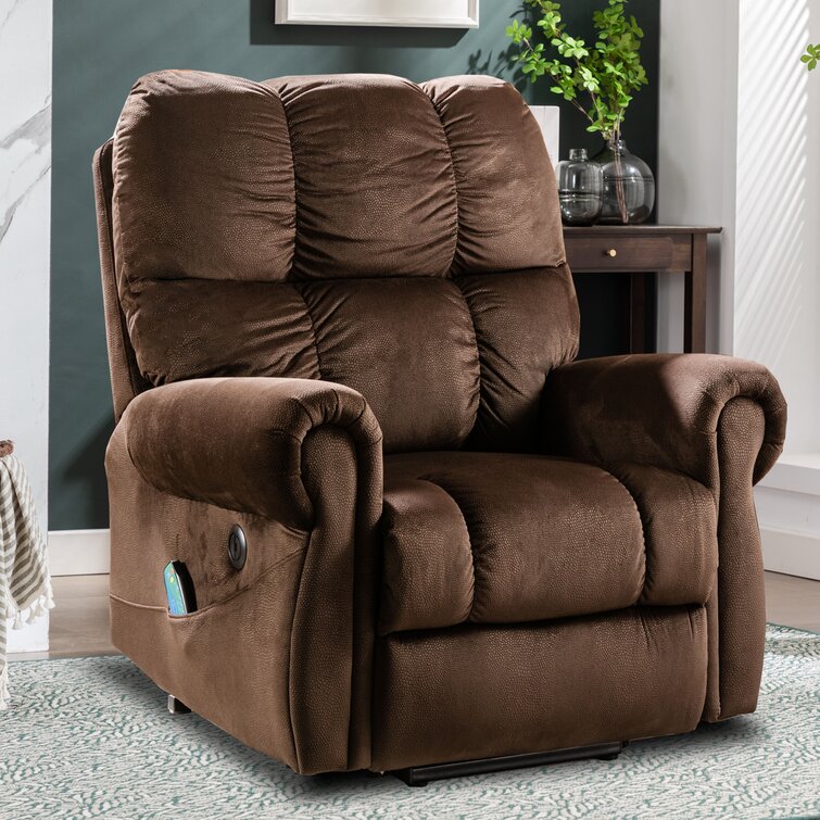 Winston Porter Falisha Upholstered Heated Massage Chair & Reviews