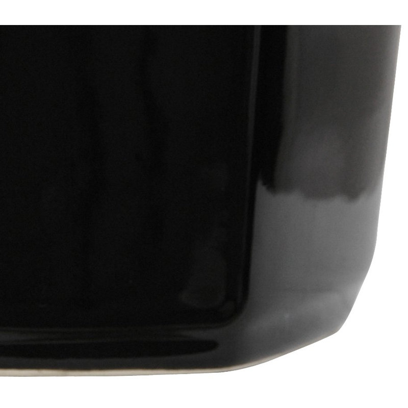 Chinese Porcelain Pot Planter, Black