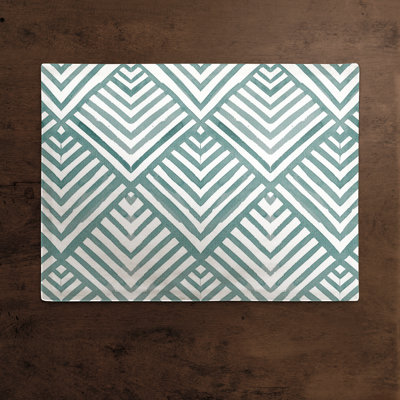 Polyester Geometric Rectangle Placemat