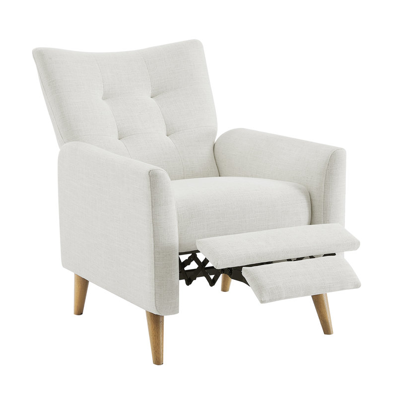 Fauteuil inclinable 28,5 po Stralka, Polyester ivoire