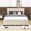 Grand lit plateforme tapissier avec rangement Baylian-1487472470