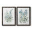 «Delicate Blue Botanical I», ensemble de 2 peintures sur toile encadrées-945022876-945022877