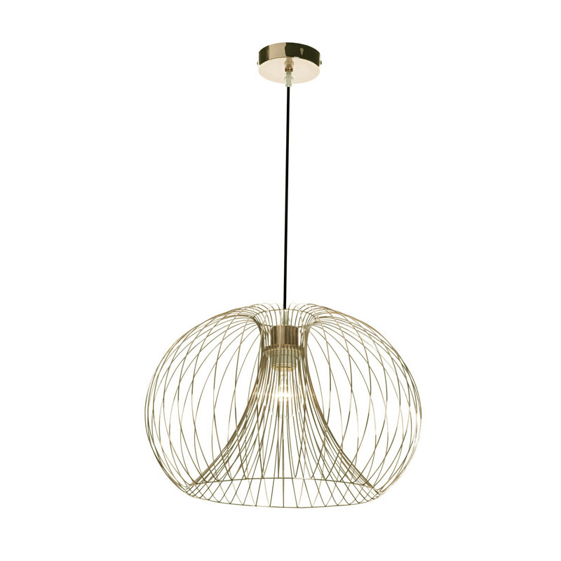Alfington 1 - Light Geometric Pendant, Brushed Gold