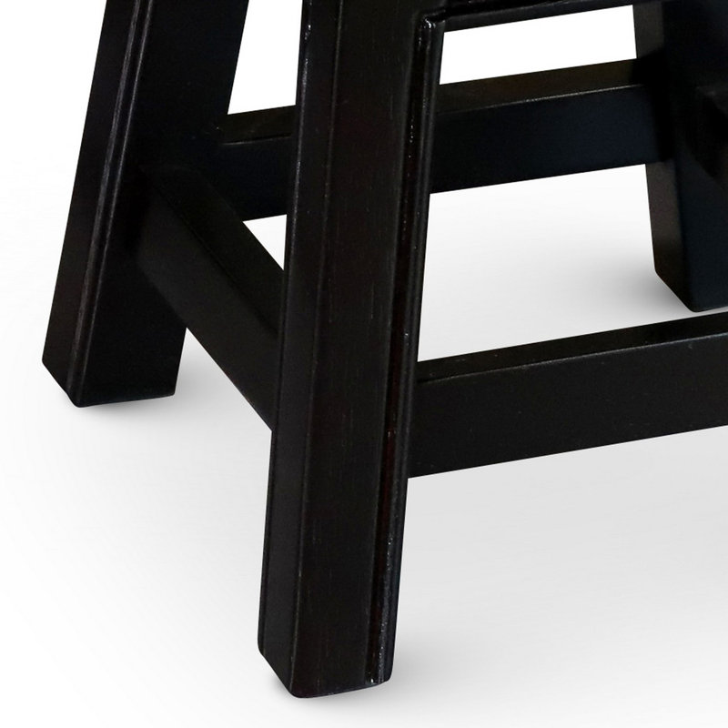 Escabeau en bois Jacqueline, Espresso brun