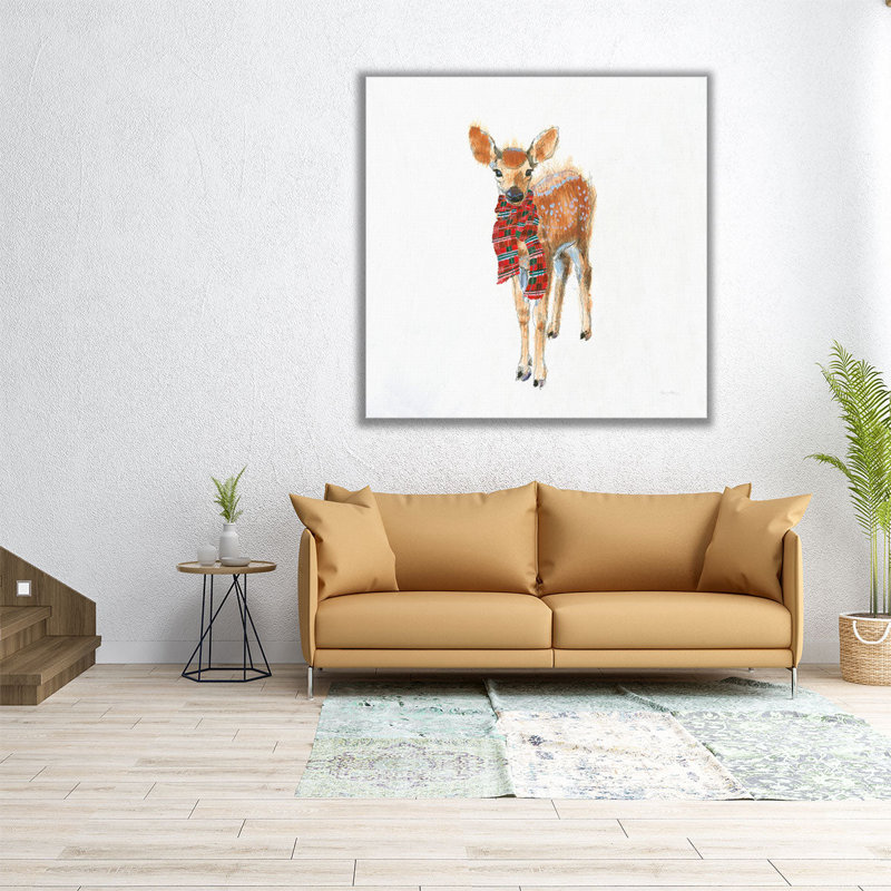 Into the Woods in Style III - reproduction d'art sur toile, H 12 po x l 12 po