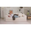 Causeuse futon convertible Boneless en velours côtelé, canapé-lit pliable avec 2 coussins pour le salon et la chambre à coucher-1513285018-1513285020