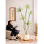 Pot artificiel en forme d'arbre artificiel vert