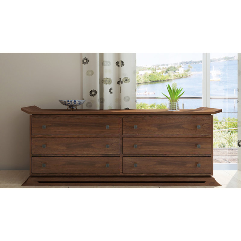 Kondo 6 - Drawer Solid Wood Dresser