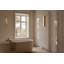 Artes Bronze and Solid Brass 1 - Light LED Flush Mounted Sconce-73103324