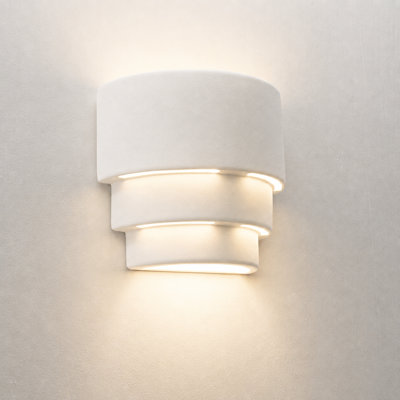 Dara Ceramic Flush Mounted Sconce