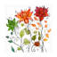 Impression florale sur toile III-90733774