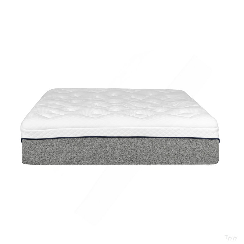 13 In. Plush King Size Gel Memory Foam Mattress, Cooling Technology, Pressure Relief Bed Mattress In A Box, White