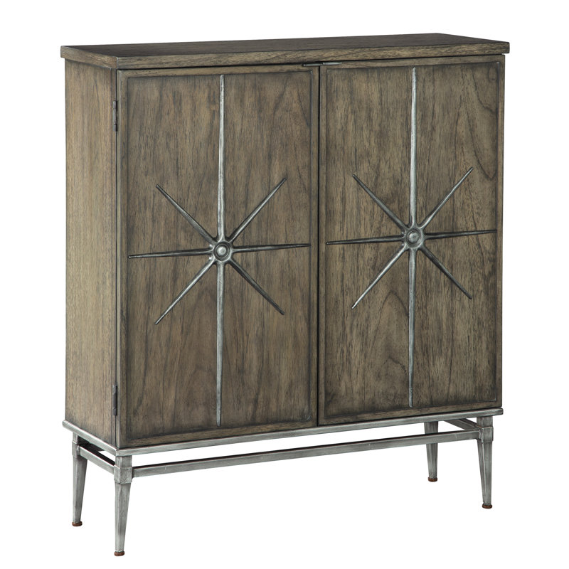 Poynter Solid Wood Accent Cabinet