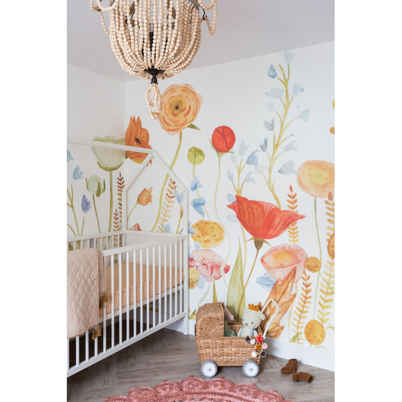 Floral Wallpaper, Pre-Pasted
