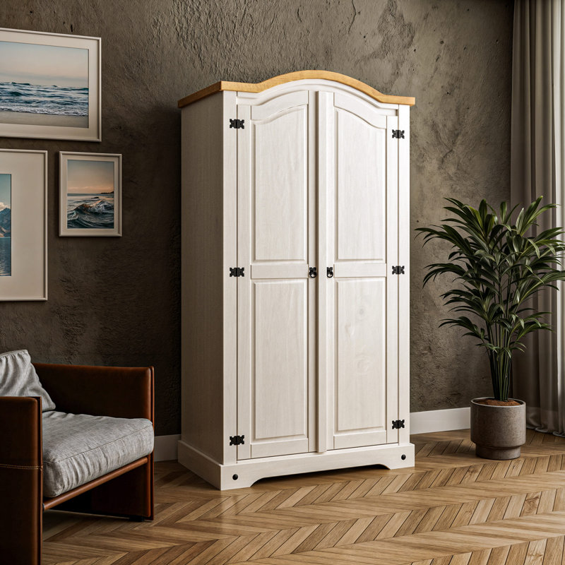 Gulzaar 2 Door Solid Wood Wardrobe
