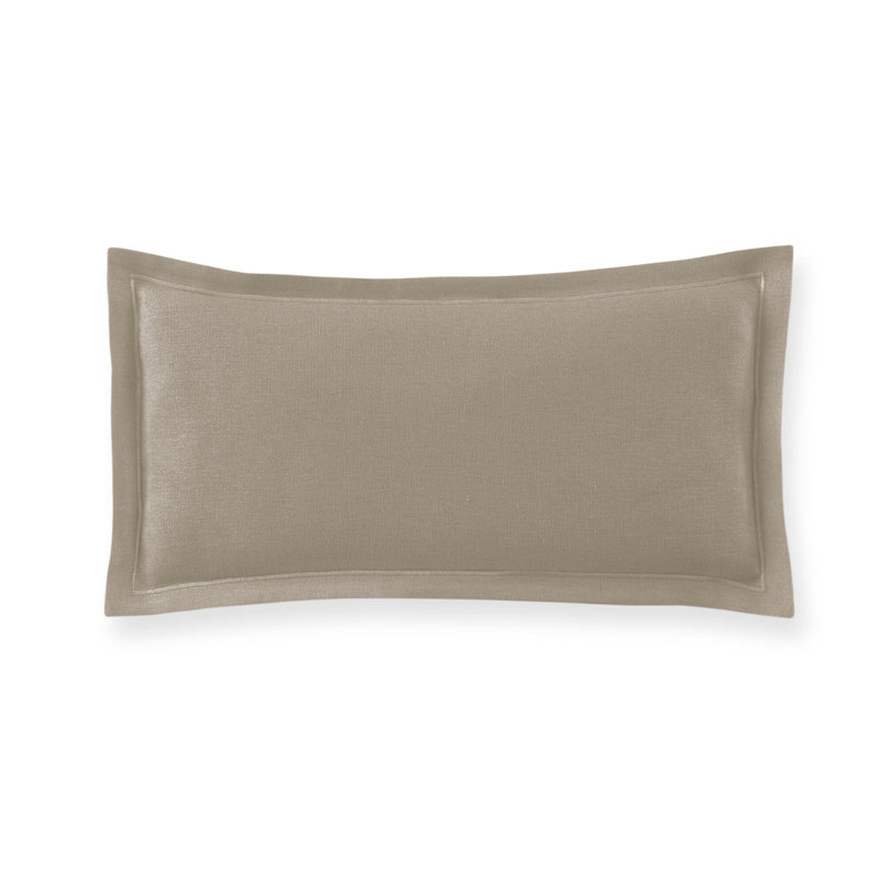 Housse et coussin rectangulaires 100% lin Rio, Bois flottant