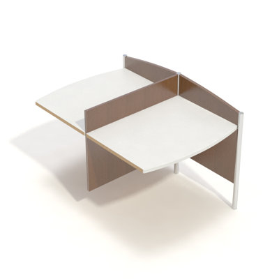 Poste de travail de table complémentaire 48,5 po Wave III