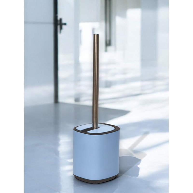 Echo Steel Toilet Brush & Holder, Blue