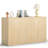 Fluted Sideboard Buffet Cabinet With Storage, Wood Sideboard Cabinet With Doors, Small Credenza Accent Cabinet For Kitchen, Dining Room-275619471