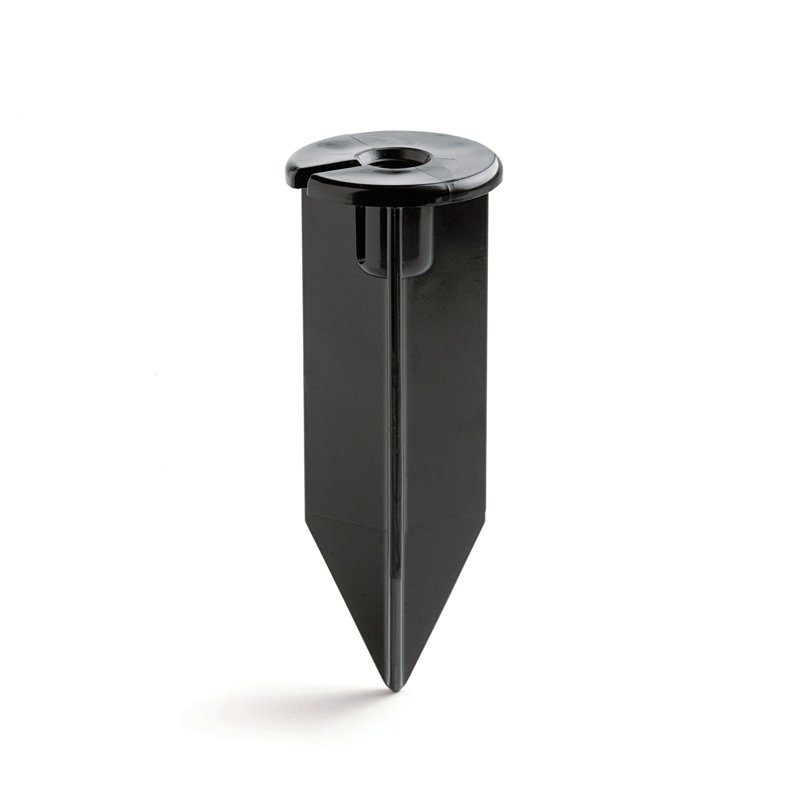 Piquet de fixation noir 8 po