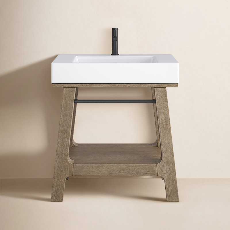 Auburn 36'' W Single Vanity, Glossy White