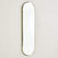 Navona Oval Metal Beveled Mirror-1445787245